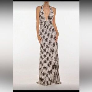 Chic Backless Polka Dot Dress